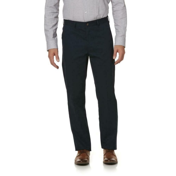 Basic Editions Pants Nwt New Pants Mens Dress Big Tall Twill Flat
